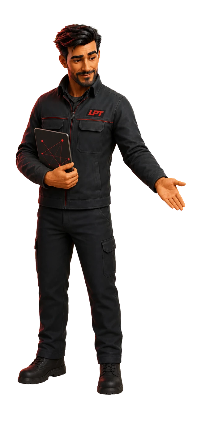 Tito señalando el formulario