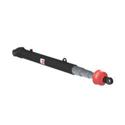 Cilindro hidráulico telescópico para batea – TMX – 129 × 3200 – 3 etapas - Imagen 3