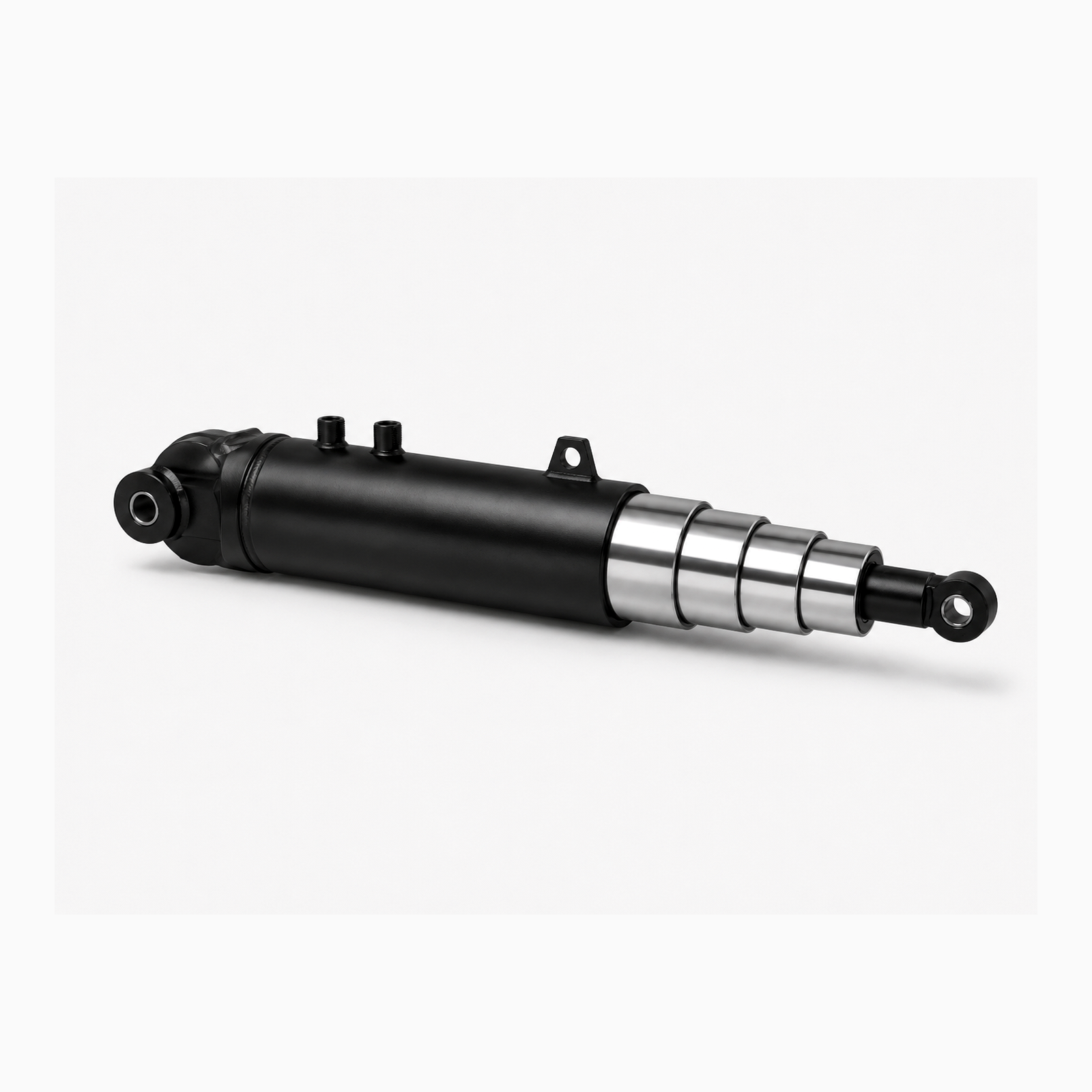 Cilindro hidráulico telescópico para batea – TMX – 149 × 3600 – 4 etapas — imagen principal