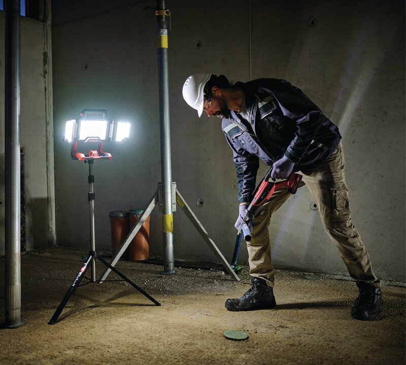 Trípode telescópico para lámparas y dispositivos 85-170 cm [2270116] – imagen 2