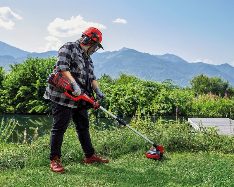Podadora Cortacerco Desmaleza Bordeadora Einhell GE-LM 36/4in1 Li-Solo [3410901] – imagen 2