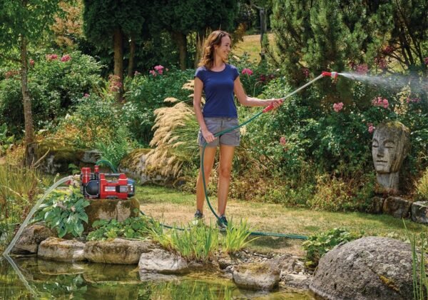 Bomba de agua inalámbrica portátil para jardín AQUINNA 18/30 F LED Power X-Change con indicador LED y modos ECO/BOOST [4180430] – imagen 2