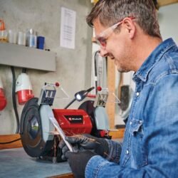 Amoladora de Banco Einhell TC-BG 200 L con Doble Muela para Taller [4412633] – imagen 2