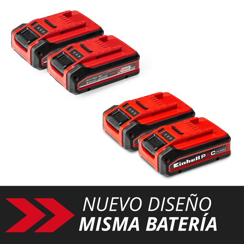 Twinpack Baterías 18V 4Ah Power X-Change Plus Einhell para Herramientas [4511629] – imagen 2