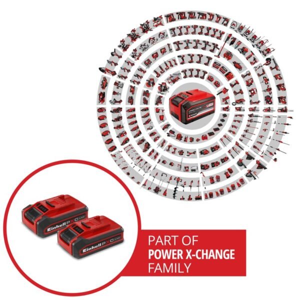 Twinpack Baterías 18V 4Ah Power X-Change Plus Einhell para Herramientas [4511629] – imagen 3