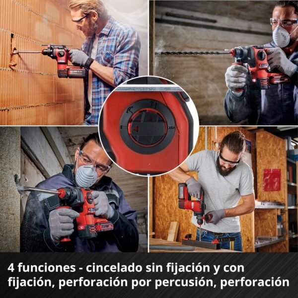 Rotomartillo Inalámbrico Herocco con motor sin escobillas y 2,2 julios [4513900] – imagen 4