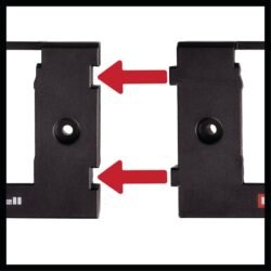 Soporte de pared modular para baterías Einhell Power X-Change [4514155] – imagen 3
