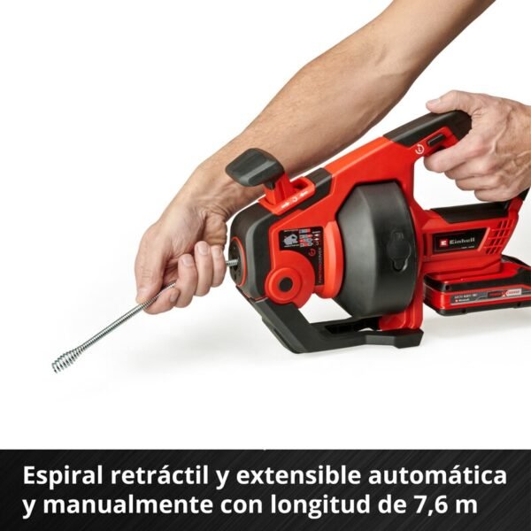 Limpiador de Cañería Inalámbrico TE-DA 18/760 Li Solo 18 V Power X-Change [4514160] – imagen 4