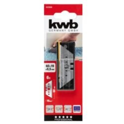 Repuesto Cutter Hoja Trapezoidal KWB x 6 es - Imagen 1