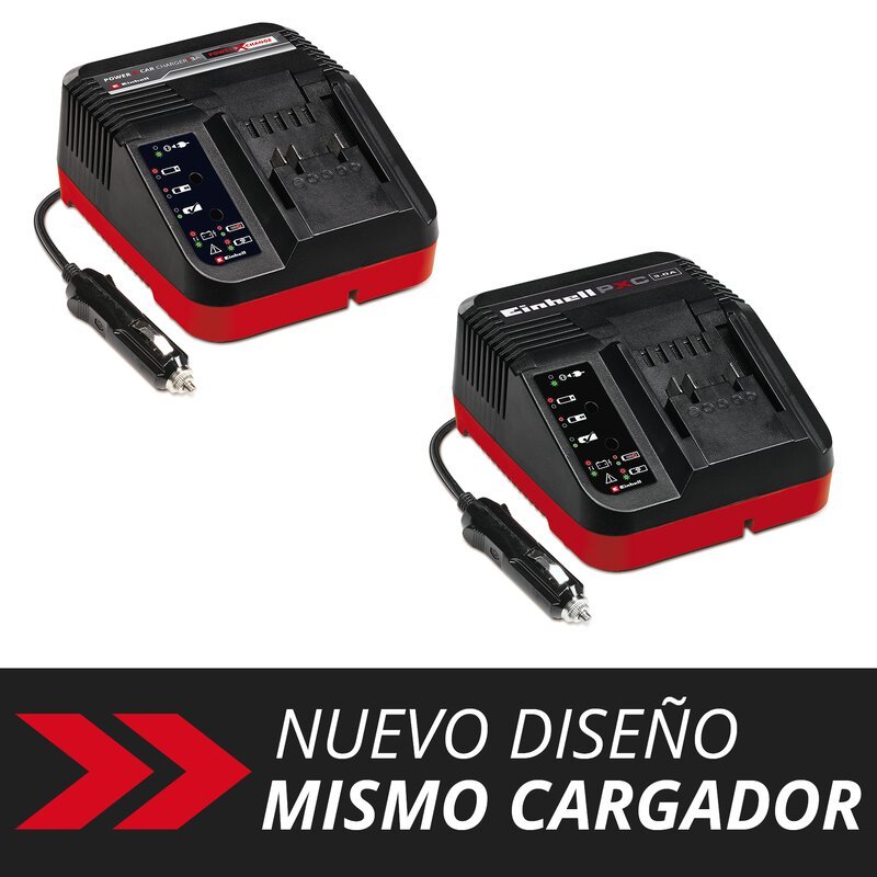 Cargador Universal para Automóvil 12V 3Ah Power X-Change Compatible con Todas las Baterías [4512113] – imagen 2