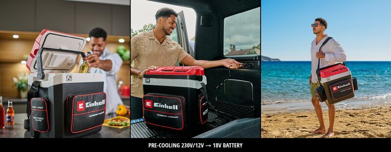 Conservadora portátil inalámbrica Einhell Power X-Change 27L para bebidas y alimentos [2048420] – imagen 2