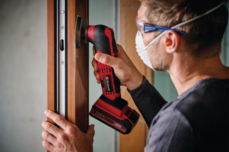 Herramienta Inalámbrica Multifunción Einhell TE-MG 18/1 Li Solo Power X-Change para Construcción [4465195] – imagen 2