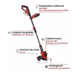 Cortacésped Inalámbrico GE-CT 18/25 Li-Solo - Ligero y Eficiente [3411255] - Imagen 2