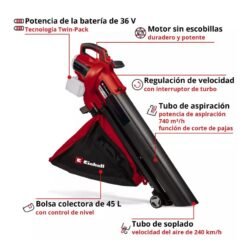 Soplador inalámbrico Venturro 36/240 para jardín y hojas [3433640] - Imagen 2