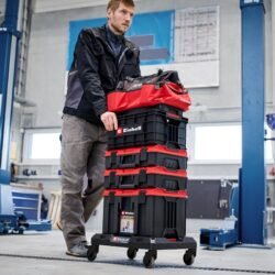 CARRO CON RUEDAS PARA TRANSPORTE E-Caja Rollbrett – imagen 2