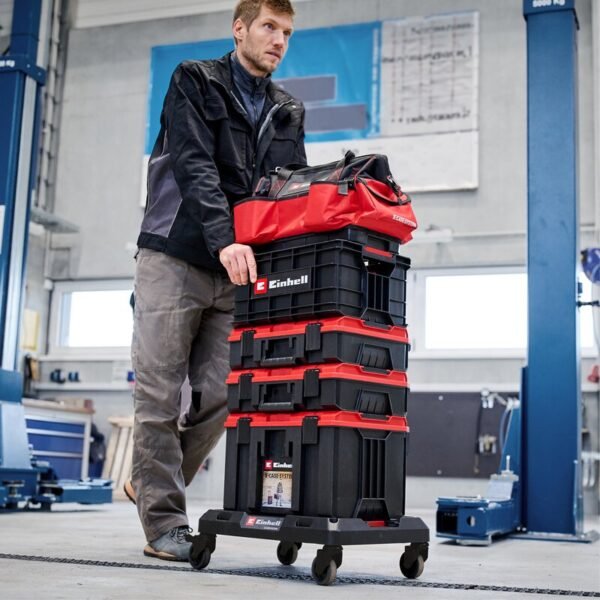 CARRO CON RUEDAS PARA TRANSPORTE E-Caja Rollbrett – imagen 2