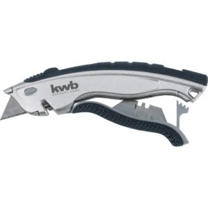 Trincheta Multifunción Ergonomica con Cuchillo Trapezoidal y Cortador de Cable de Seguridad [49013320]