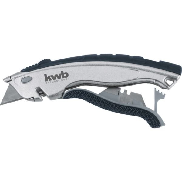 Trincheta Multifunción Ergonomica con Cuchillo Trapezoidal y Cortador de Cable de Seguridad [49013320]