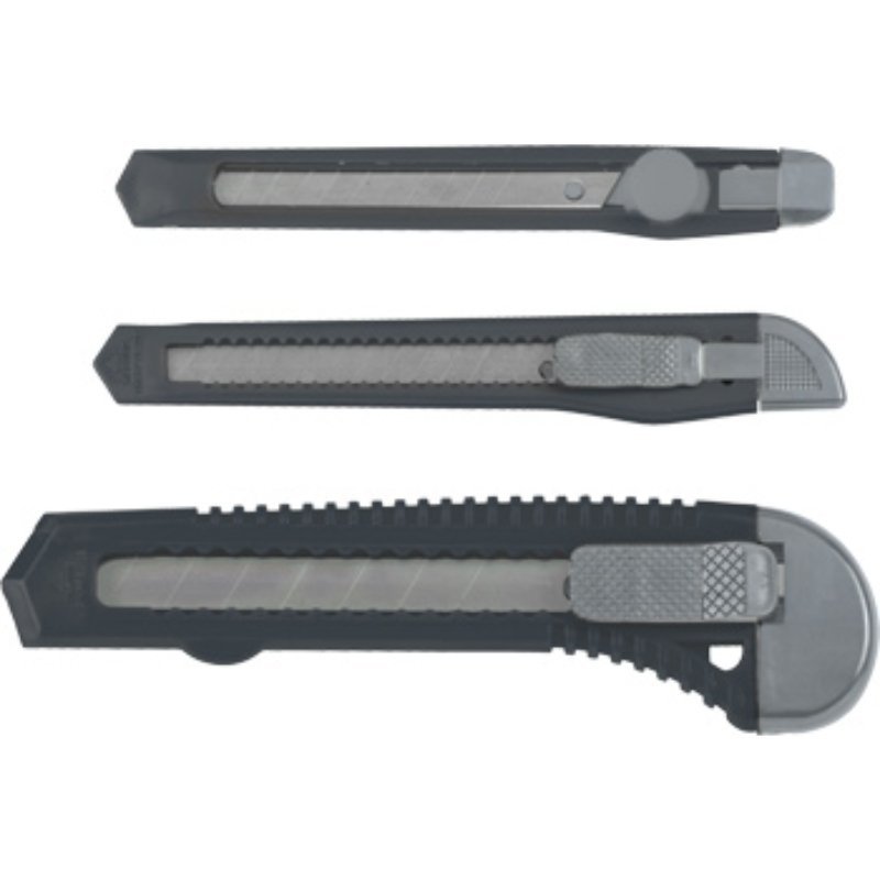 Set de Cutters con Cuchilla 3 Piezas - 2 Hojas 9 mm y 1 Hoja 18 mm [49025995]