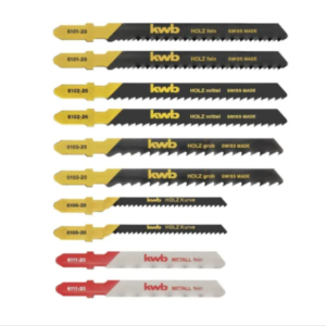 Juego de 10 Hojas de Sierra Caladora HCS para Madera y Metal – 1 Leva [49617220]