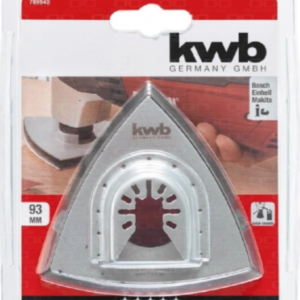 Plato de Apoyo Perforado 93 mm con Velcro para Lijas KWB [49709940]