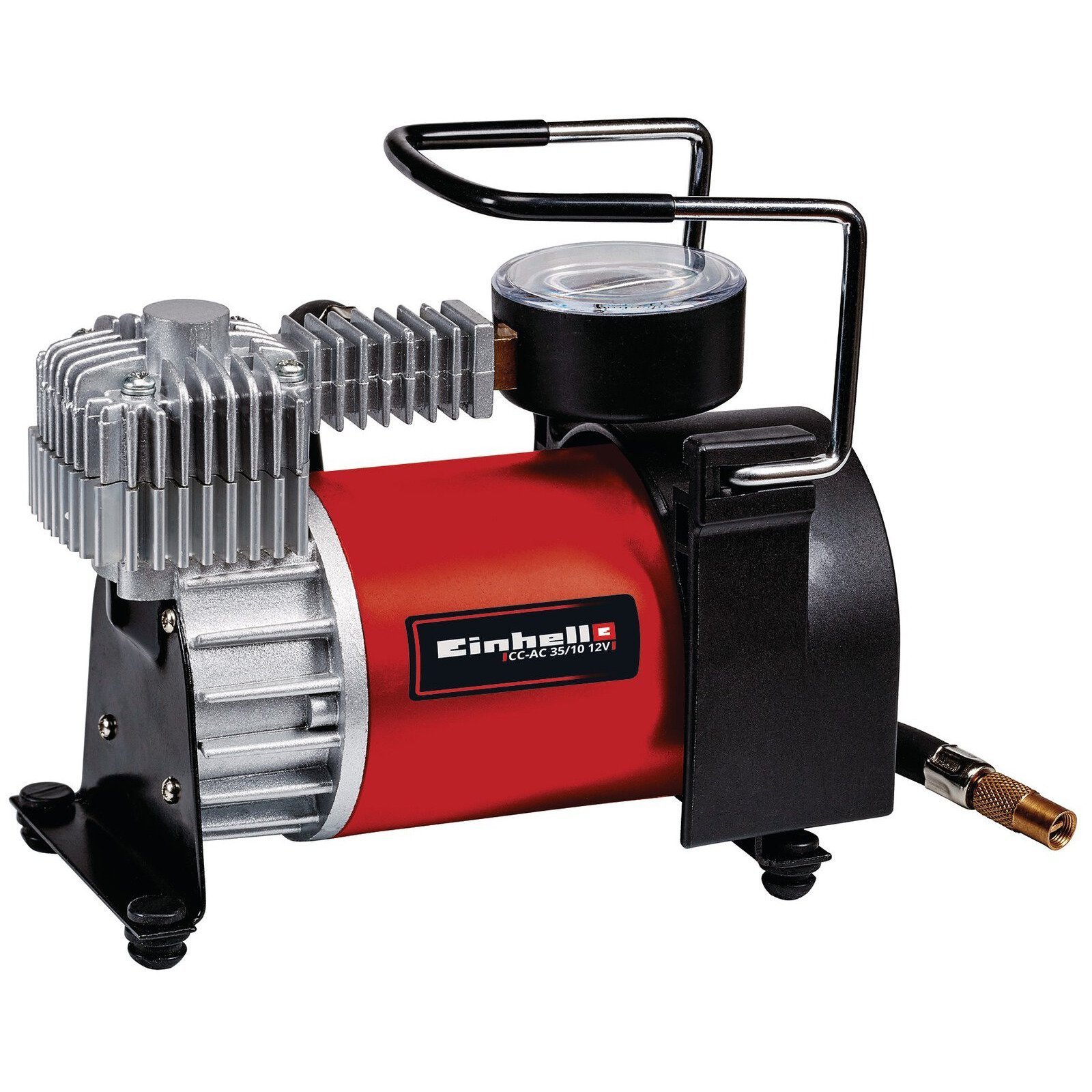 Compresor 12V con Manómetro 0-10 bar y Salida de 35 L/min [2072121]