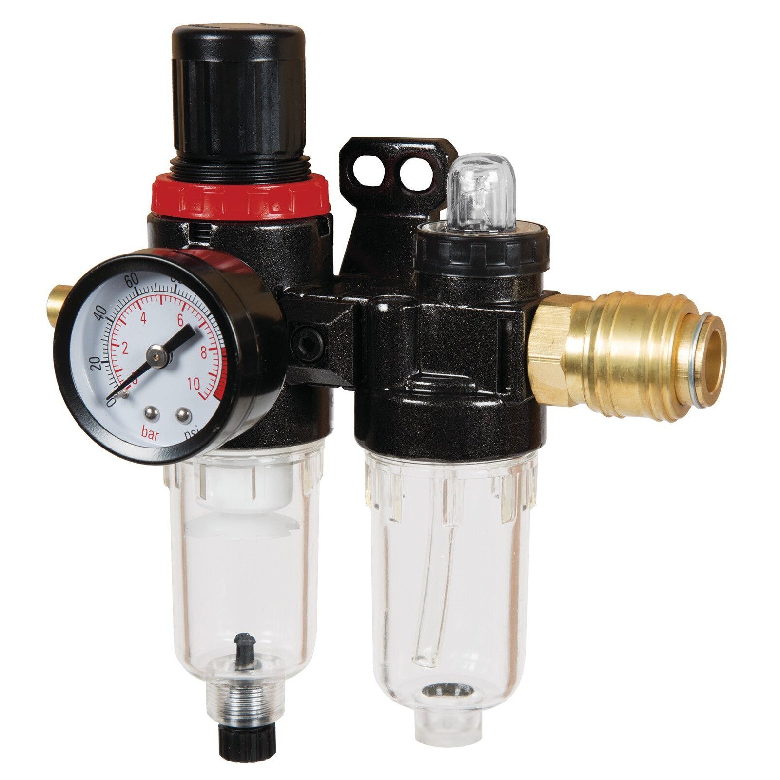 Filtro lubricador combinador reductor de presión 1/4" [4135001]