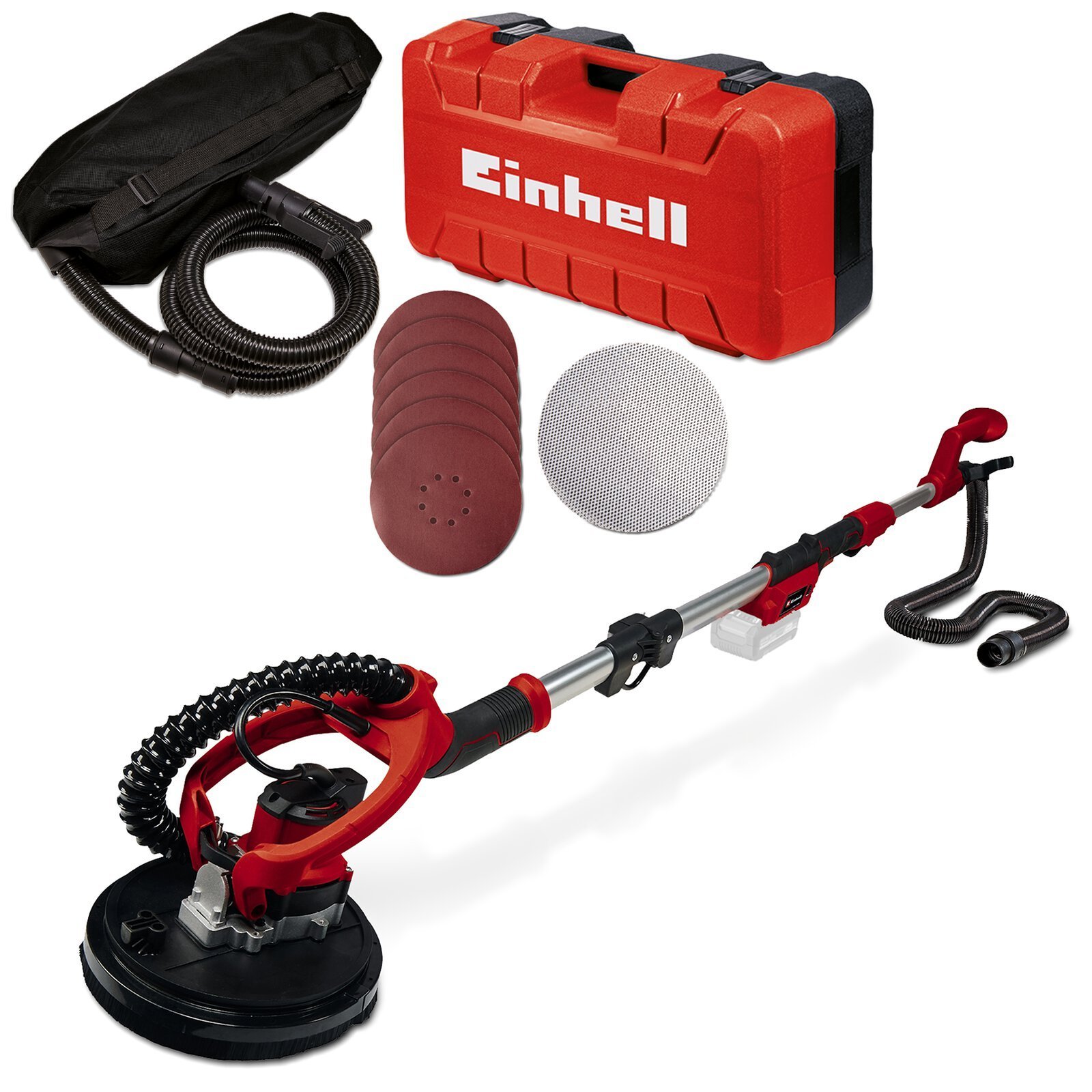 Lijadora Telescópica Inalámbrica para Paneles de Yeso Einhell TE-DW 18/225 Li BL – Solo [4259990]