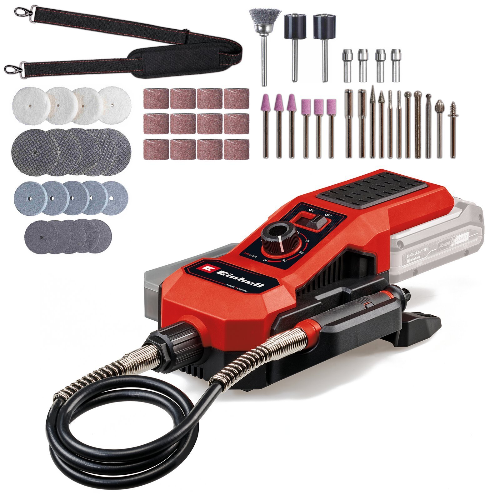 Mini Torno Inalámbrico TE-MT 18/34 Li Solo 18V con Control Electrónico de Revoluciones [4419360]