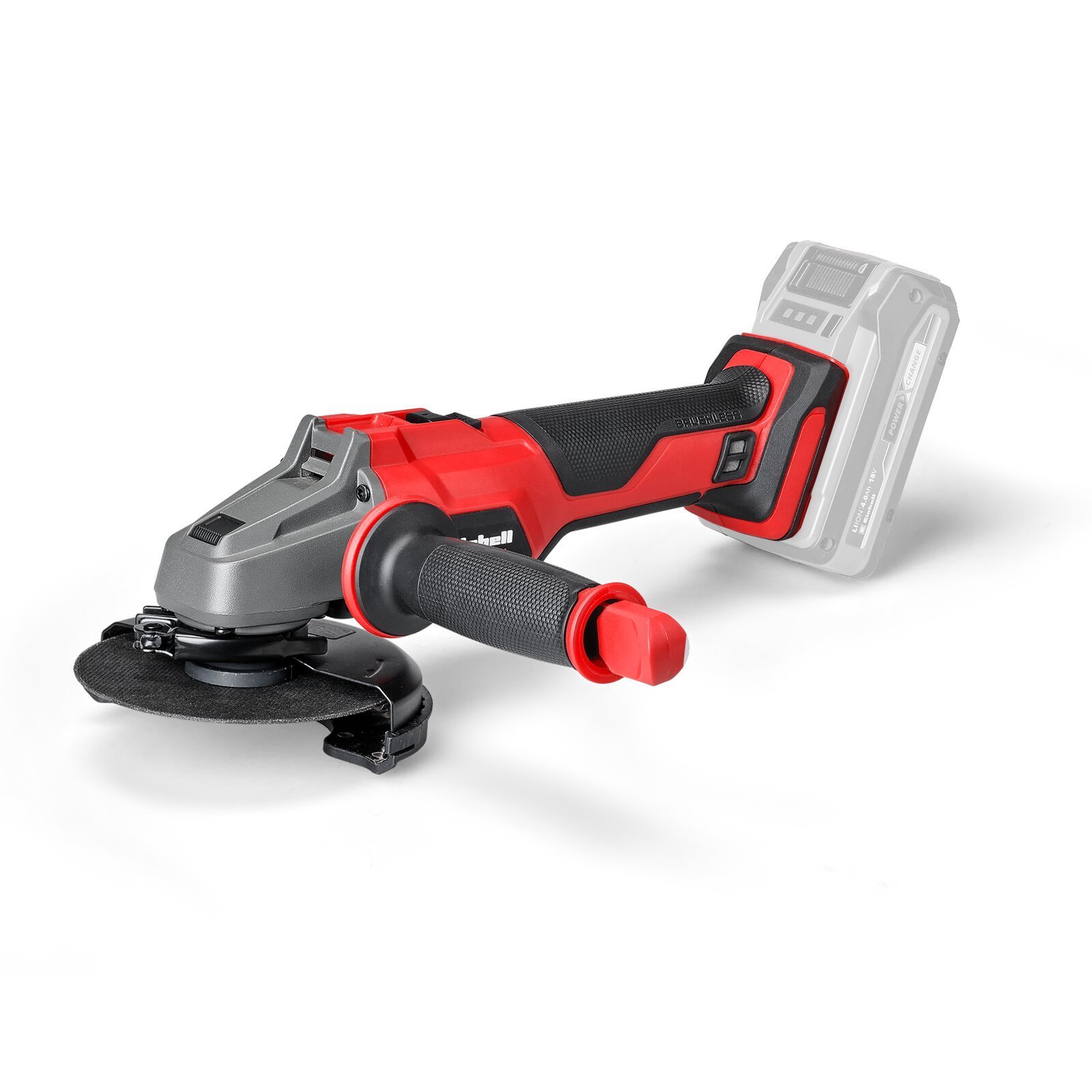 Amoladora Angular Inalámbrica AXXIO 18V con Batería Compatible Power X-Change, Velocidad 9000 min-1, Disco 12 [4431140]