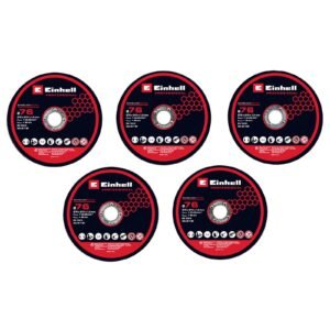 Set de 5 discos de corte de 76 mm
