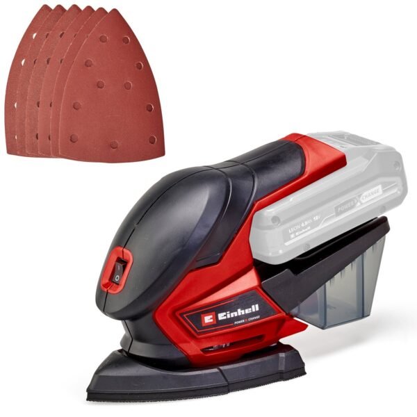 Lijadora Orbital Inalámbrica Einhell TE-OS 18/150 Compacta y Ergonómica [4460708]