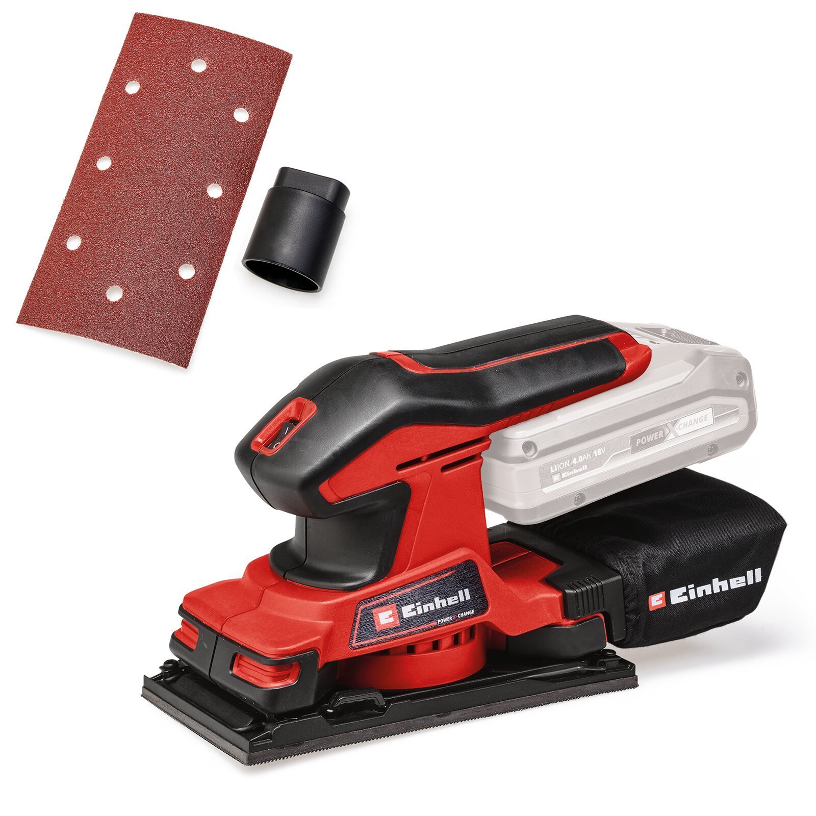 Lijadora Orbital Inalámbrica Einhell TC-OS 18/187 Li Solo - Power X-Change [4460725]