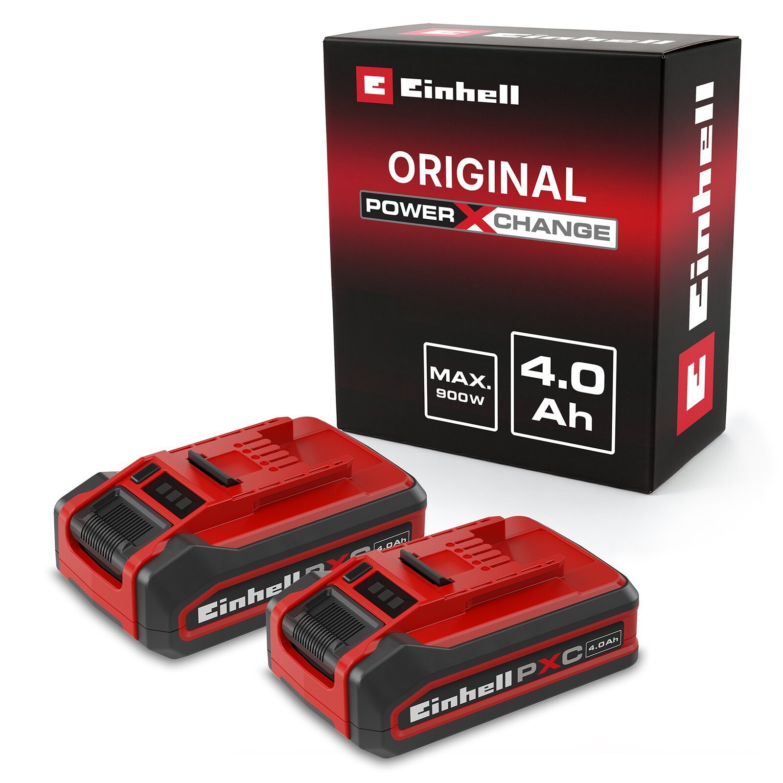 Twinpack Baterías 18V 4Ah Power X-Change Plus Einhell para Herramientas [4511629]