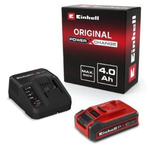Starter Kit Batería 4Ah PLUS Power X-Change 18V con Cargador Rápido Einhell [4512159]