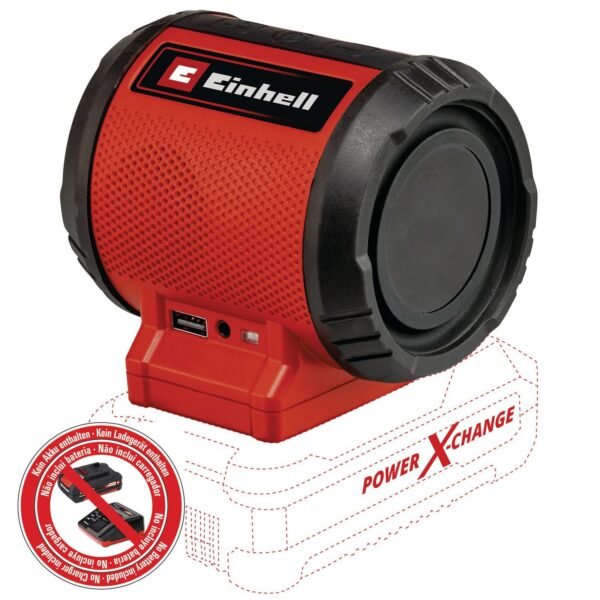 Parlante Bluetooth 18V con Batería Power X-Change y USB 5V 2A - Potencia 2x3W [4514150]