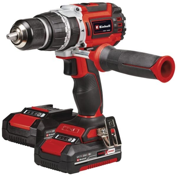 Taladro Inalámbrico Percusión Sin Carbones TP-CD 18/60 Li-i BL 2x2,0 Ah Compatible Power X-Change Torque 60 Nm [4514206]