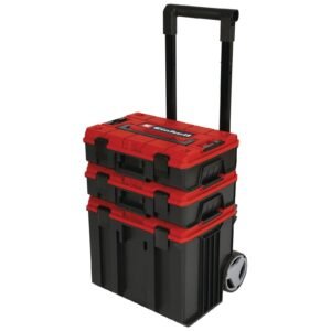 Maletín Apilable Torre E-Case Tower con Ruedas para Herramientas Portátiles Einhell [4540015]