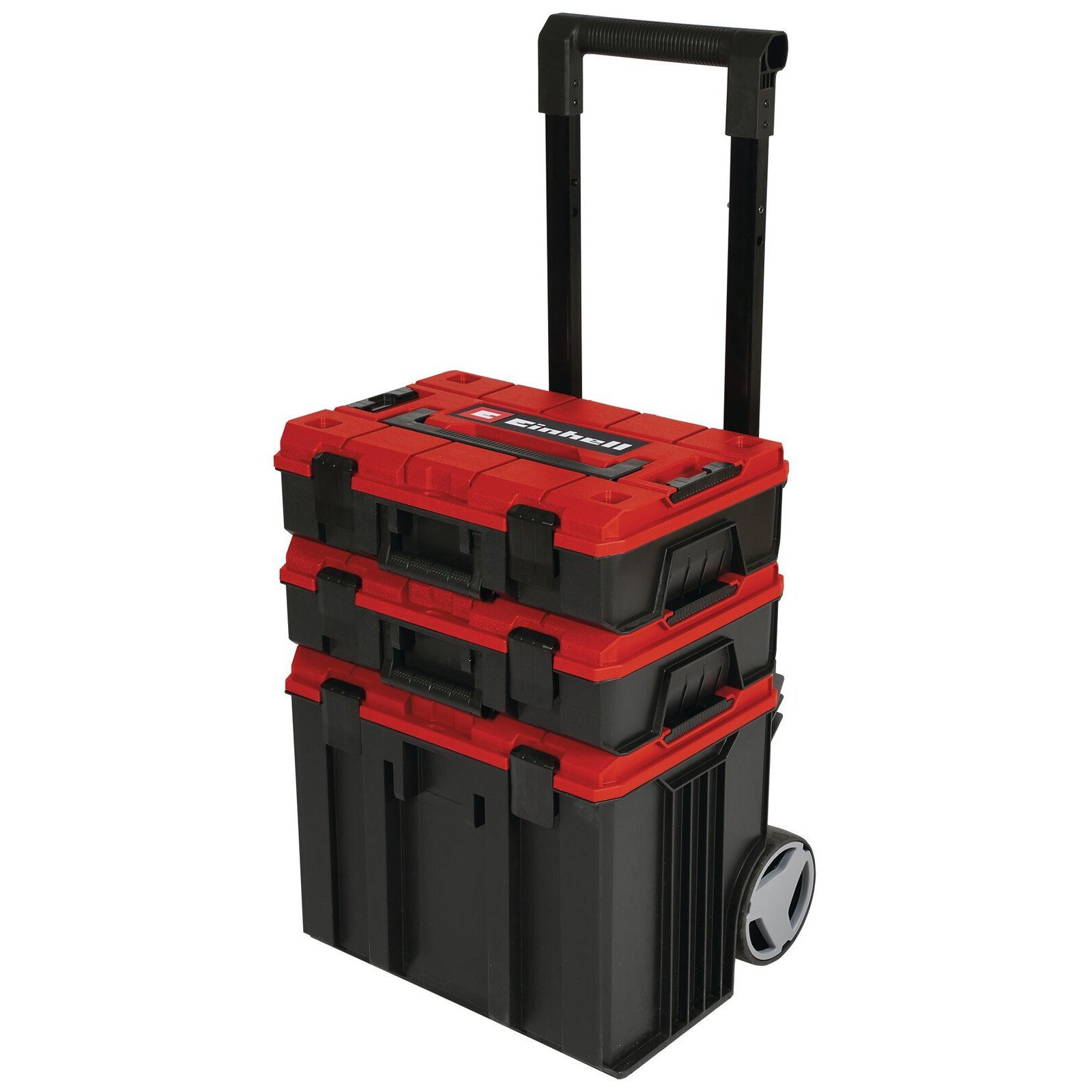 Maletín Apilable Torre E-Case Tower con Ruedas para Herramientas Portátiles Einhell [4540015]