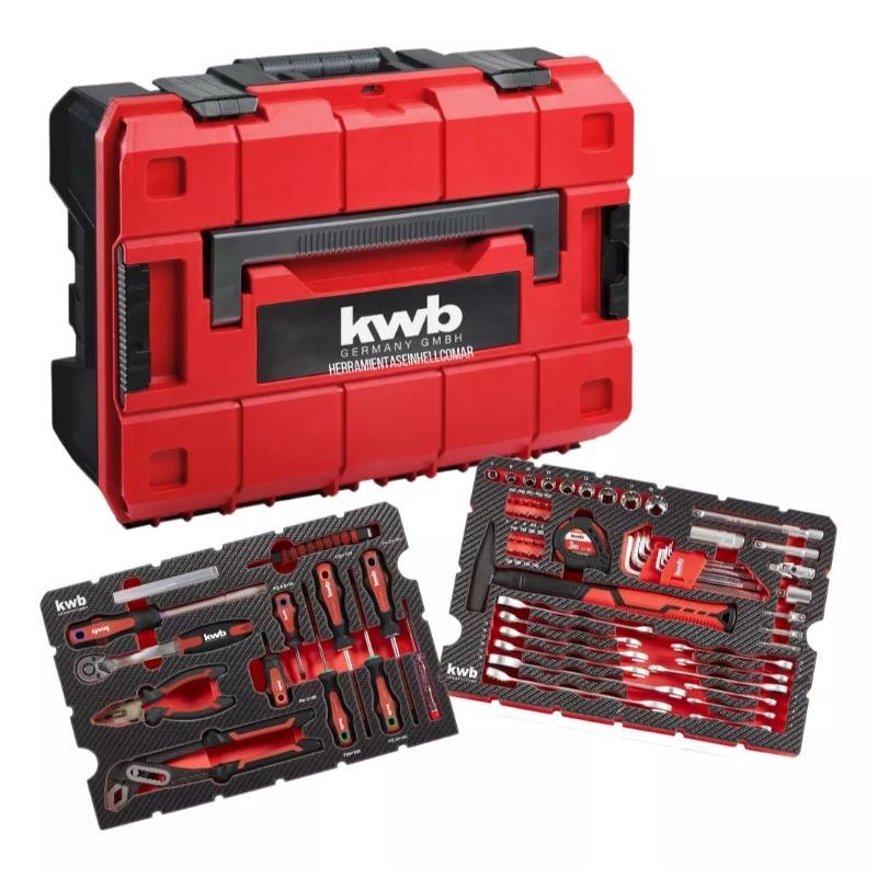 Maletín de Herramientas KWB 79 Piezas - Kit Completo Para Reparaciones [49370560]