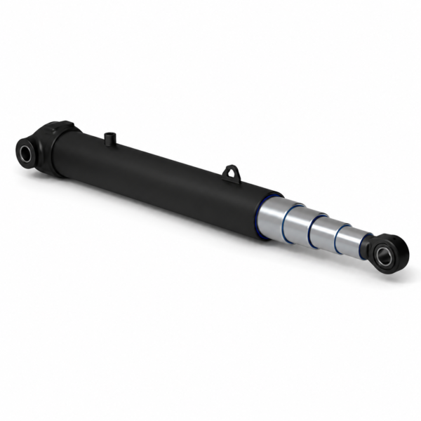 Cilindro hidráulico telescópico para batea – TMX – 172 × 4300 – 4 etapas