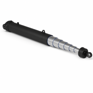 Cilindro hidráulico telescópico para batea – TMX – 195 × 6300 – 6 etapas