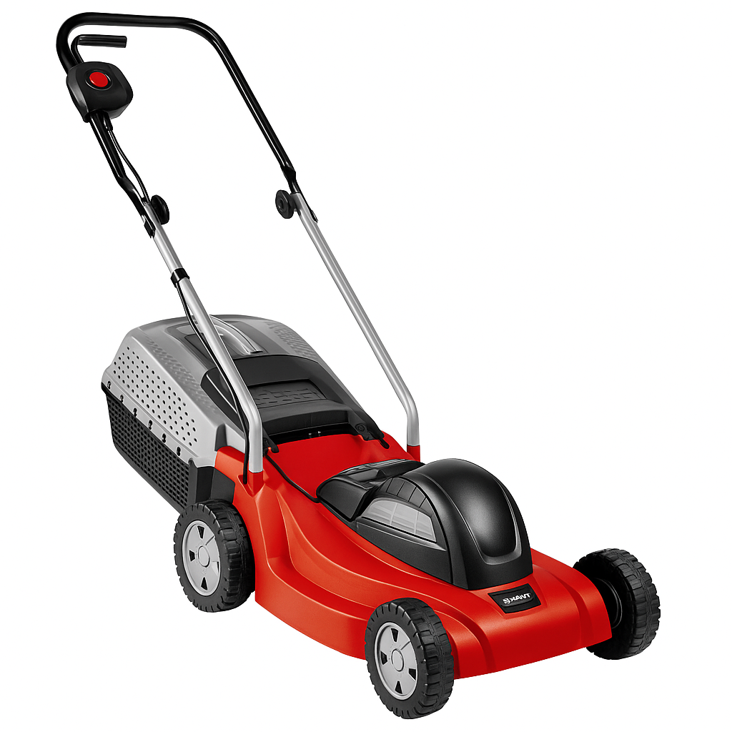Cortacesped Eléctrico GC-EM 1437 con Motor Potente y Mango Plegable [3400285]