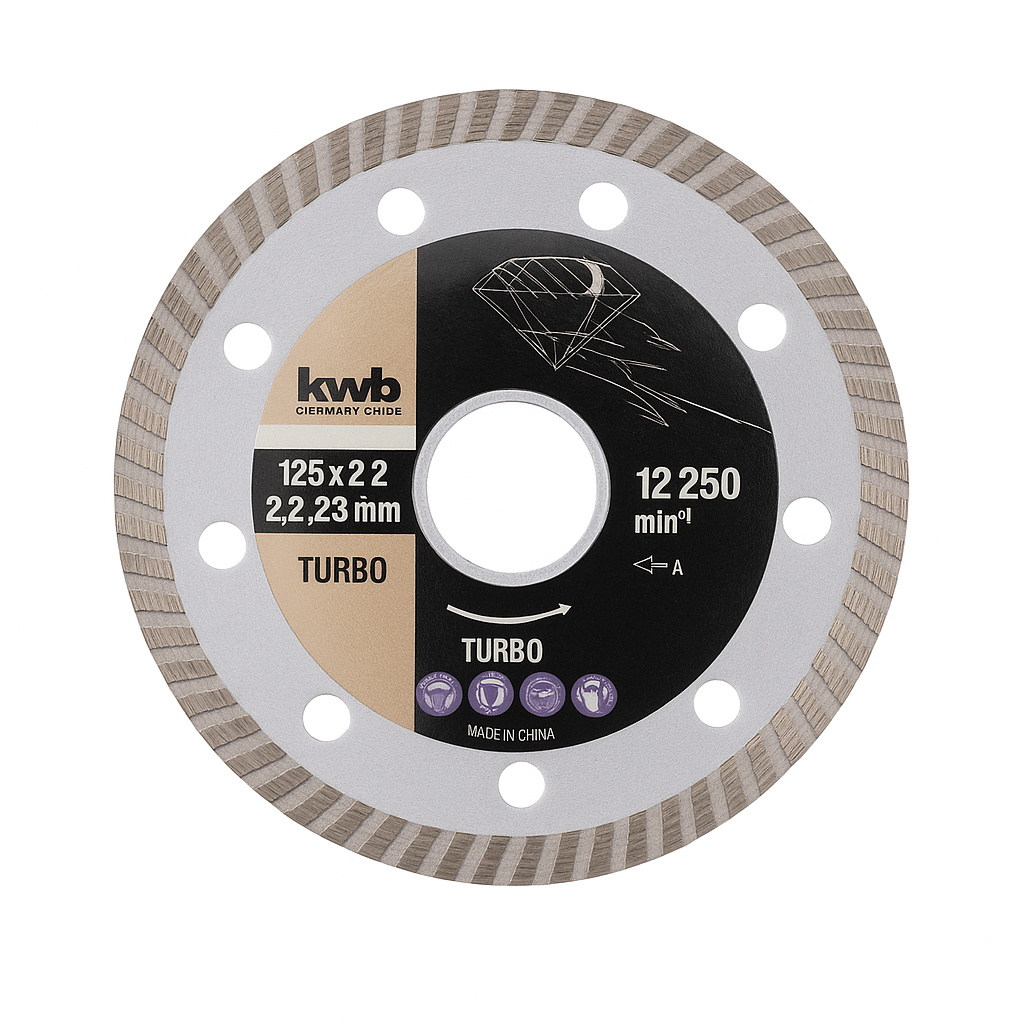 Disco de Corte Diamante Ø115x1,4 mm Silver-Line Turbo Láser [49727170]