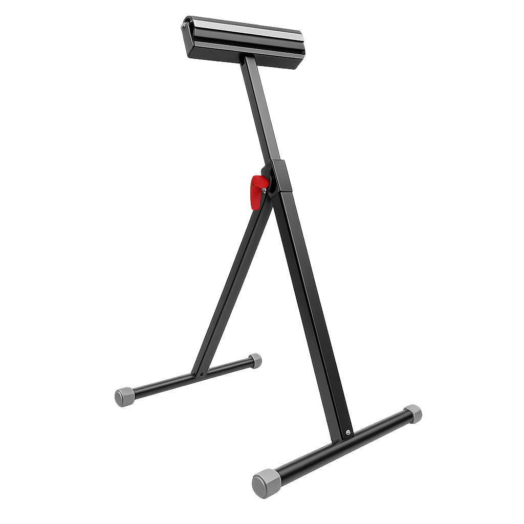 Caballete de Apoyo Plegable con Rodillos Ajustables para Tableros y Metales [49785910]
