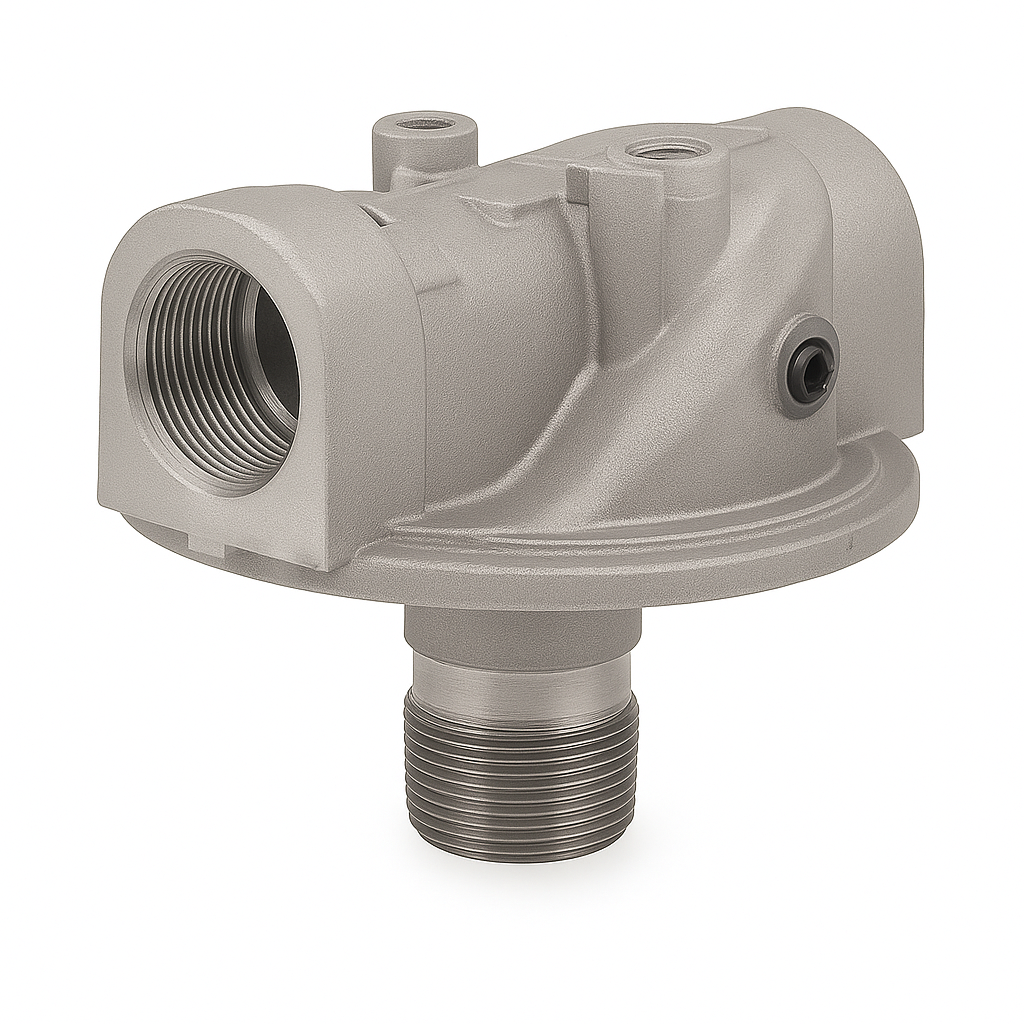 Cabezal Filtro 1 1/4" BSPP By Pass 25 PSI BQ20 [HLIFR2-10B-R4]