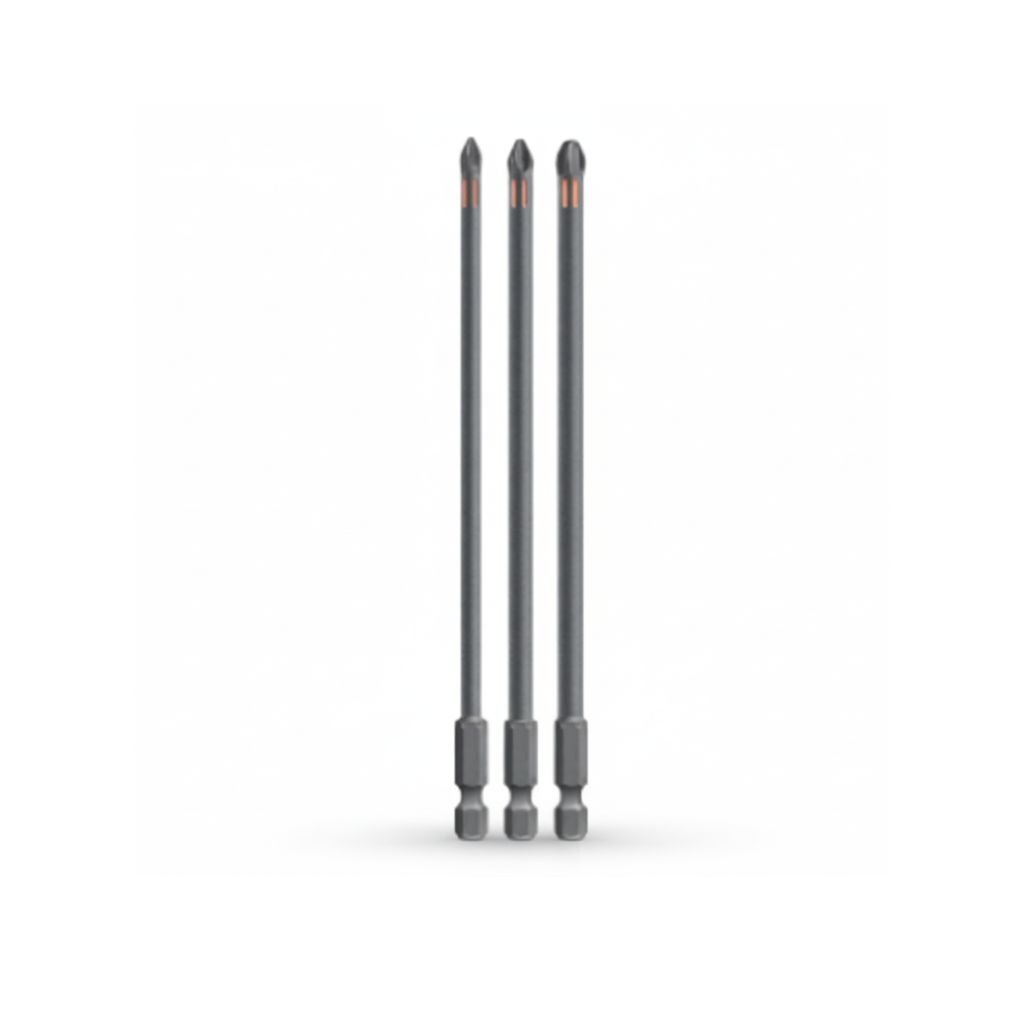 Puntas Torsión Extra Larga PH1 PH2 PH3 1/4 x 150 mm para Atornillar [49123041]