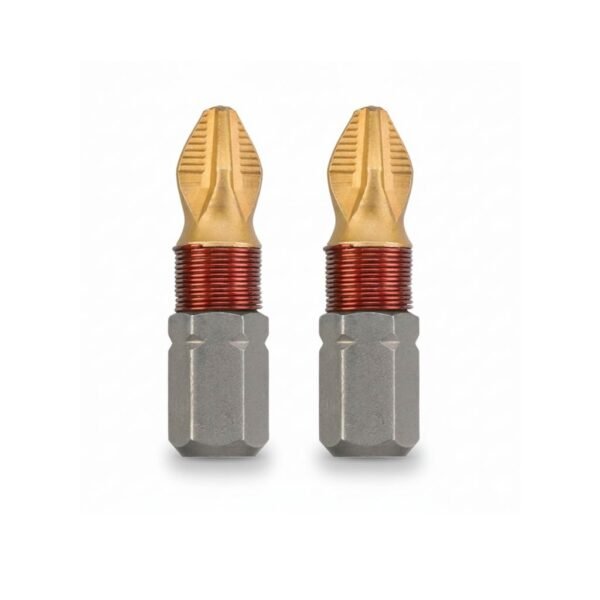 Puntas Atornillador Titan PH2 Phillips 25 mm Duraderas y Precisas [49124002]