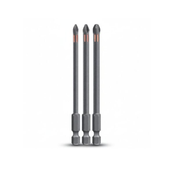 Puntas Torsión Extra Larga PH1 PH2 PH3 1/4 x 100 mm para Atornillador Acero TQ60 [49123040]