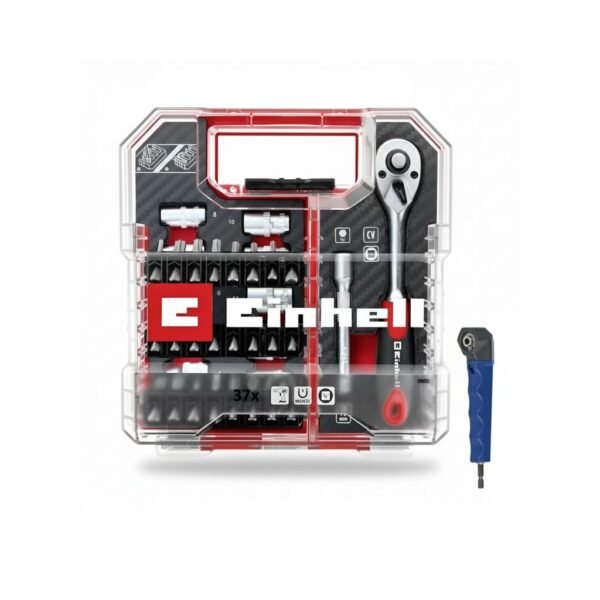Set de Puntas y Tubos KWB 37 Piezas con Adaptador Angular 90° [49118410]
